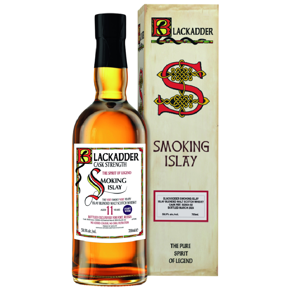 Виски Blackadder Smoking Islay Blended Malt Scotch (gift box)