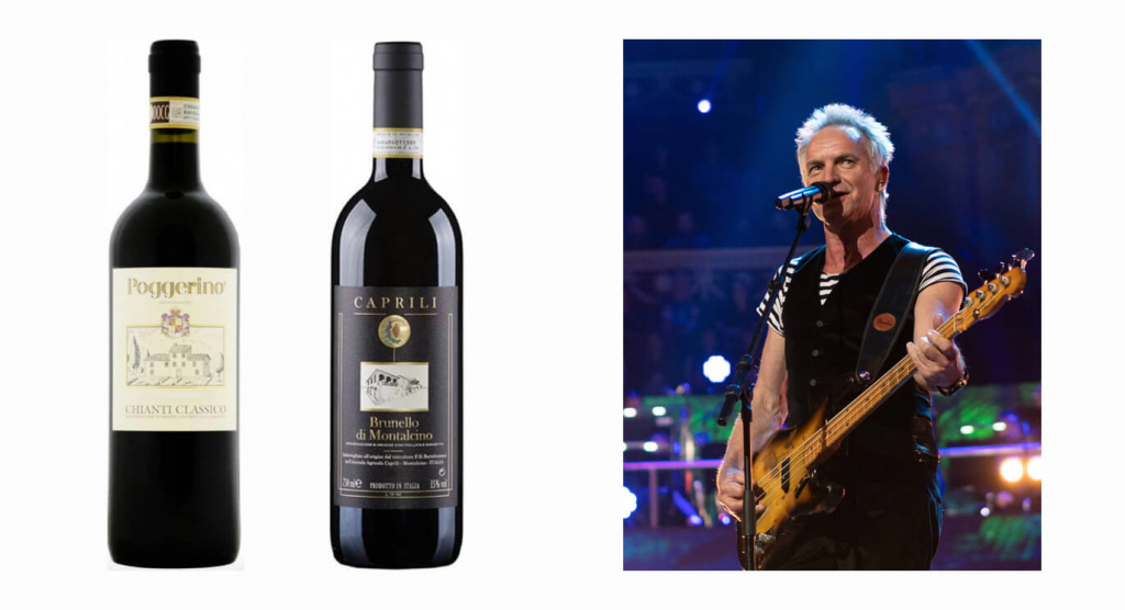 Poggerino Chianti Classico и Caprili Brunello di Montalcino.jpg Poggerino Chianti Classico и Caprili Brunello di Montalcino.jpg